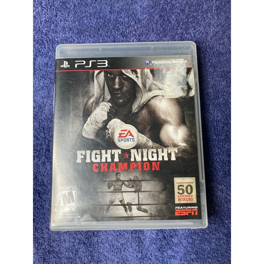 Fight Night Champion Sony PlayStation 3 PS3 2011 EA Sports Boxing Game Disc Case